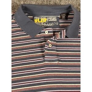 Polo Ralph Lauren Shirt Mens  Size‎ XL  Blue White Striped Shirt Golf Preppy